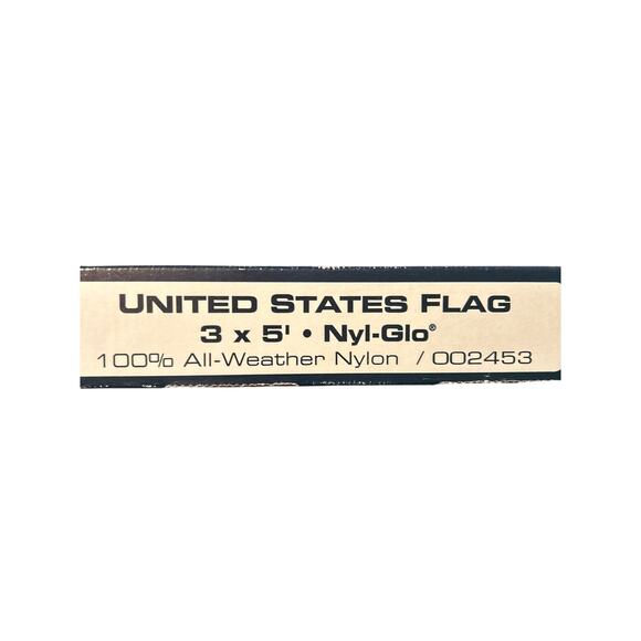 NIB Annin United States of America 3'x5' Nyl-Glo Flag Made in the USA - Picture 3 of 4